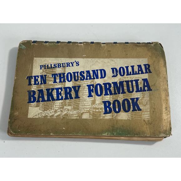 Pillsbury's Ten Thousand Dollar Bakery Formula Book, From 1950s - Picture 1 of 5